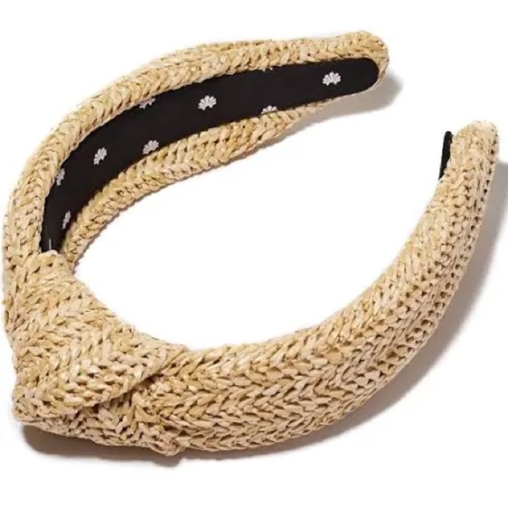 Lele Sadoughi Raffia Headband BNWT